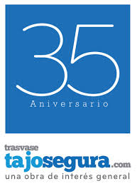 Logo aniversario del tajo-segura 35 años